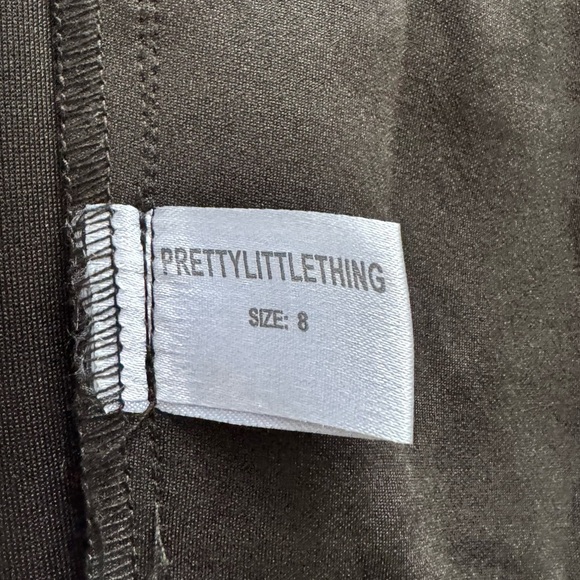 Black Fringe Backless Halter Dress - Picture 7 of 12